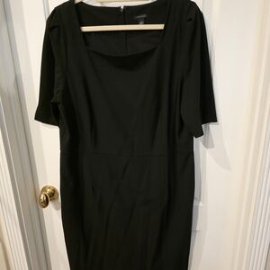 Ann Taylor Classic Black Long Sleeve Dress